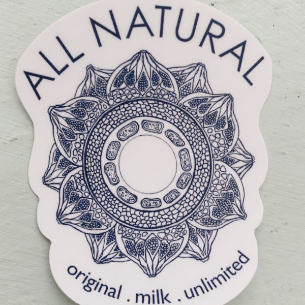 Breastfeeding Sticker: All Natural Original Milk Unlimited