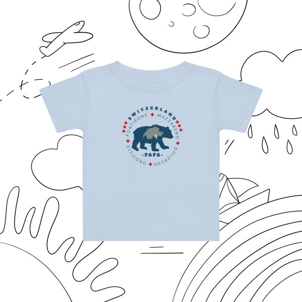 Swiss Papa Baby jersey t-shirt